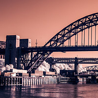 Buy canvas prints of Infrared Tyne Bridge by Ray Pritchard