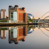 Buy canvas prints of Summer Reflections on the Tyne by Ray Pritchard