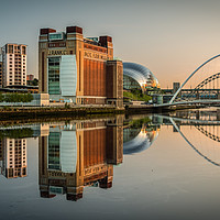 Buy canvas prints of River Tyne Evening by Ray Pritchard