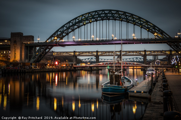 Moody Quayside Picture Board by Ray Pritchard