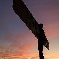 Buy canvas prints of Angel Sunset by Ray Pritchard