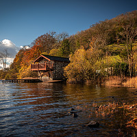 Buy canvas prints of Duke of Portland Boathouse on Ullswater by Ray Pritchard