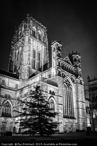 Durham Cathedral at Night Picture Board by Ray Pritchard