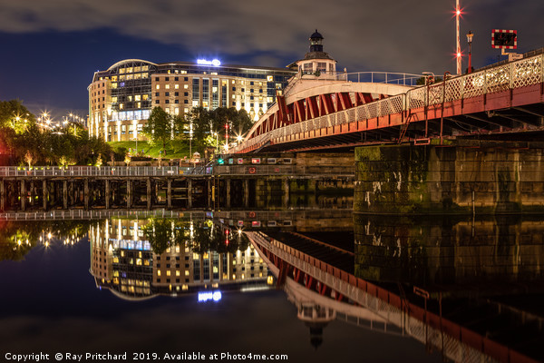 Swing Bridge and the Hilton Picture Board by Ray Pritchard