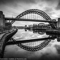 Buy canvas prints of Black and White Tyne Bridge by Ray Pritchard