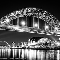 Buy canvas prints of Black and White Tyne by Ray Pritchard