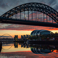 Buy canvas prints of Sunrise Over the Tyne by Ray Pritchard