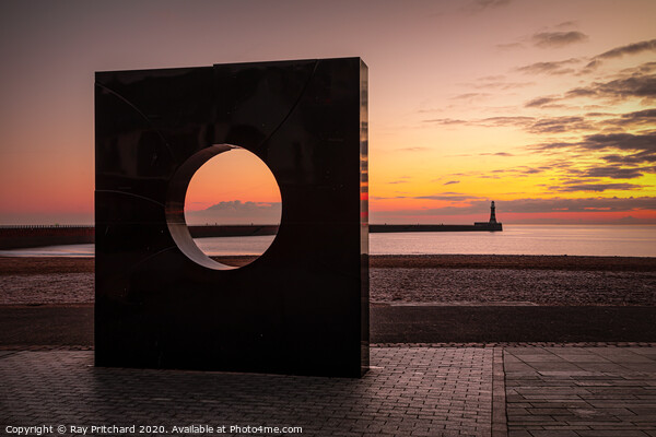 Roker Sunrise Picture Board by Ray Pritchard