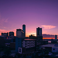 Buy canvas prints of Liverpool's Skyline - An Unseen Angle by James Harrison