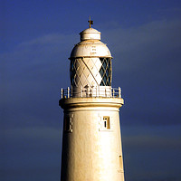Buy canvas prints of St Mary's Lighthouse Whitley Bay by Jacqui Farrell