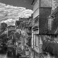 Buy canvas prints of French Riverside  by Jacqui Farrell
