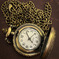 Buy canvas prints of Brass Pocketwatch by Jacqui Farrell