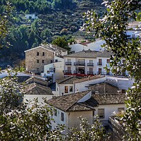 Buy canvas prints of Guadalest Rooftops  by Jacqui Farrell