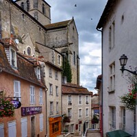 Buy canvas prints of Montmorillon Old Town  by Jacqui Farrell