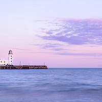 Buy canvas prints of Scarborough lighthouse by chris smith
