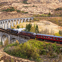 Buy canvas prints of Glenfinnan Viaduct by chris smith
