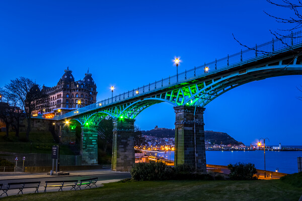 Cliff Bridge Scarborough Picture Board by chris smith