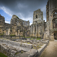 Buy canvas prints of Fountains Abbey by chris smith
