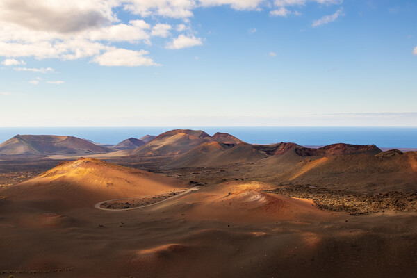 Timanfaya National Park, Lanzarote Picture Board by chris smith