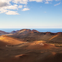 Buy canvas prints of Timanfaya National Park, Lanzarote by chris smith