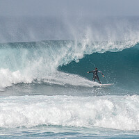 Buy canvas prints of Surfing Tenerife  by chris smith