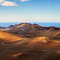 Buy canvas prints of Timanfaya National Park, Lanzarote by chris smith