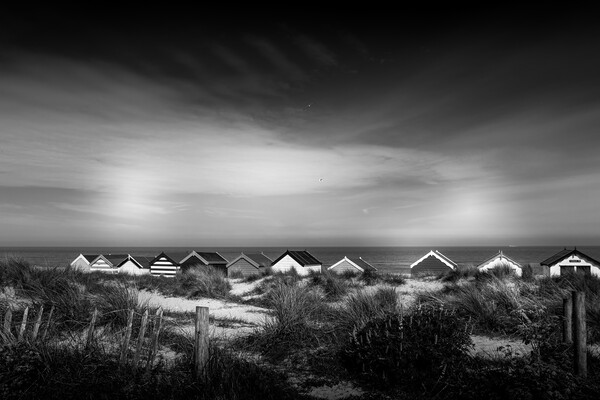 Beach Huts Picture Board by chris smith