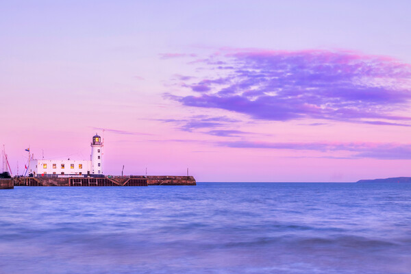 Scarborough lighthouse Picture Board by chris smith