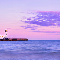Buy canvas prints of Scarborough lighthouse by chris smith