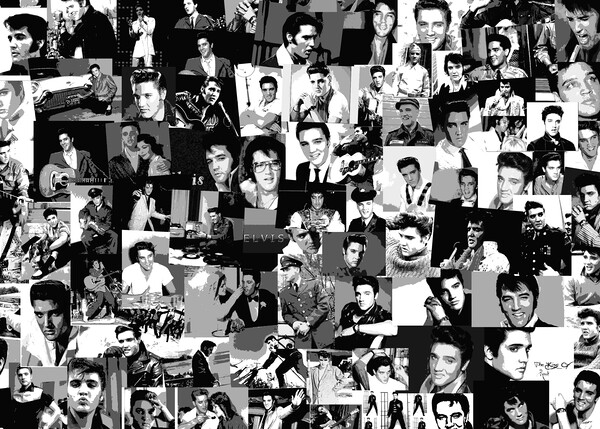 Elvis presley collage Picture Board by chris smith