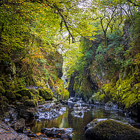 Buy canvas prints of Fairy glen wales by chris smith