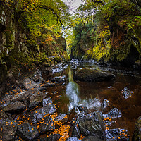 Buy canvas prints of Fairy glen wales by chris smith