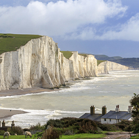 Buy canvas prints of  Seven Sisters by chris smith