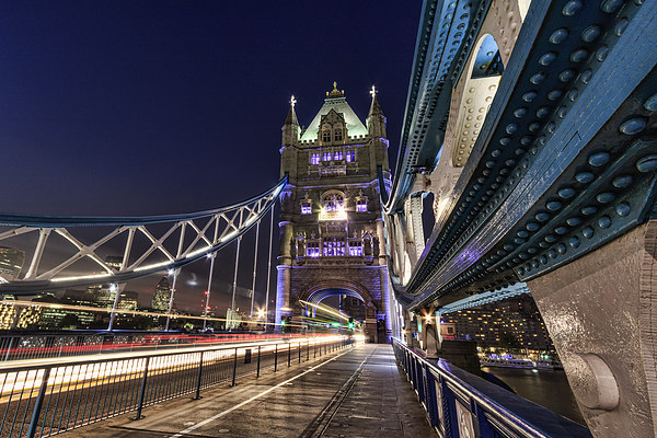 Tower Bridge lights, London  Picture Board by chris smith