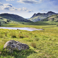 Buy canvas prints of Blea Tarn. by chris smith