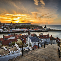 Buy canvas prints of 199 steps Whitby. by chris smith