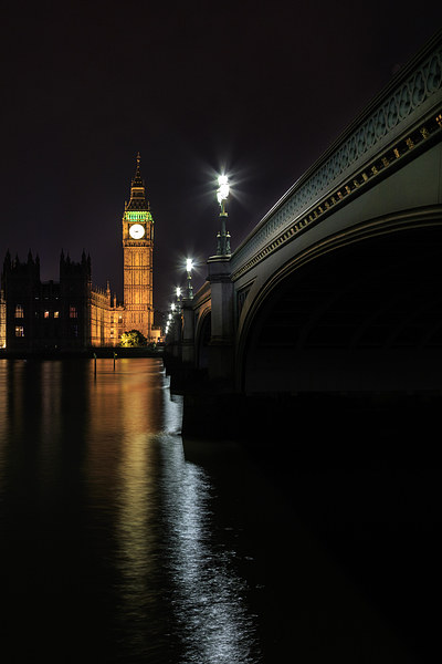 Big Ben at night. Picture Board by chris smith