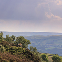 Buy canvas prints of Yorkshire panoramic. by chris smith