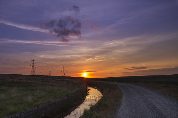 Sunset pylon             Picture Board by chris smith