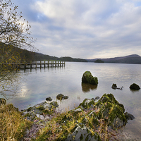 Buy canvas prints of coniston water Lake district cumbria. by chris smith