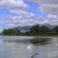 Buy canvas prints of The picturesque lake District. by chris smith