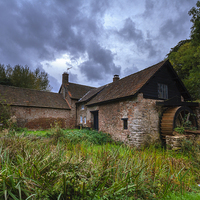 Buy canvas prints of Piles Watermill  by chris smith