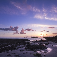 Buy canvas prints of Guernsey sunset  by chris smith