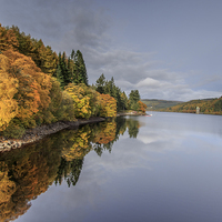 Buy canvas prints of lake vyrnwy   by chris smith
