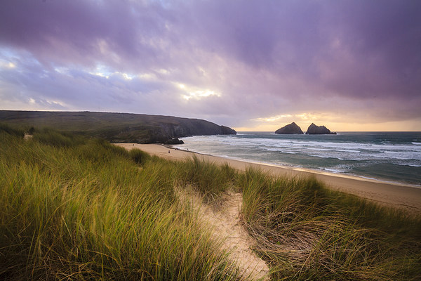 Holywell bay spectacular sunset  Picture Board by chris smith