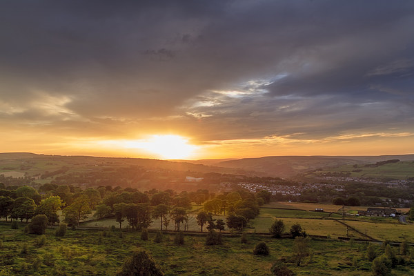 Yorkshire sunset  Picture Board by chris smith