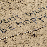 Buy canvas prints of Don't Worry Be Happy        by chris smith