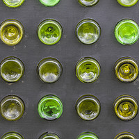 Buy canvas prints of Glass bottles   by chris smith