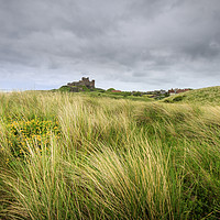 Buy canvas prints of Bamburgh Castle   by chris smith