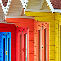 Buy canvas prints of Beach huts by chris smith